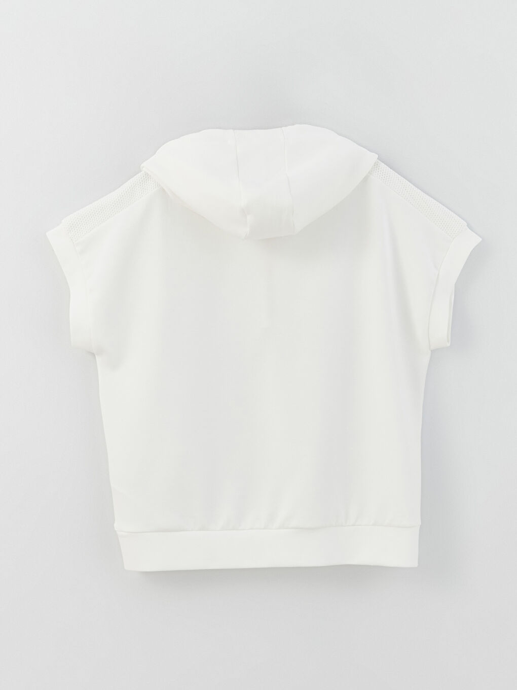 Plain Short Sleeve Oversize Women's Hoodie-6