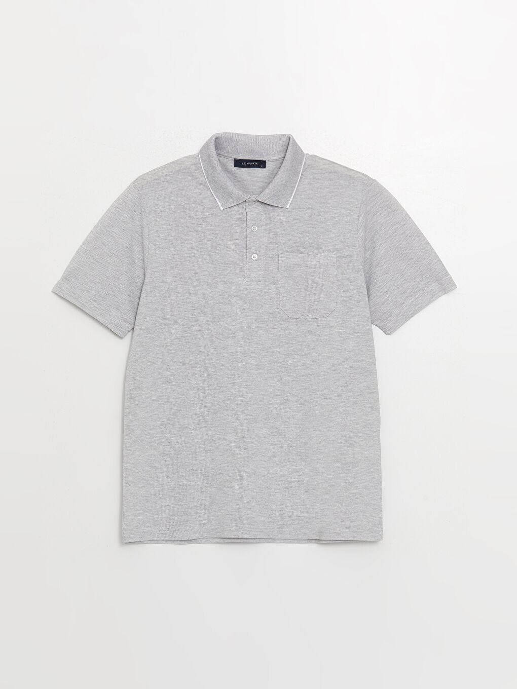 تيشيرت ياقة بولو كم قصير للرجال-5