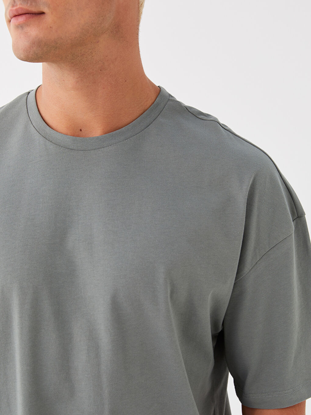 Crew Neck Jersey Men's T-Shirt-3