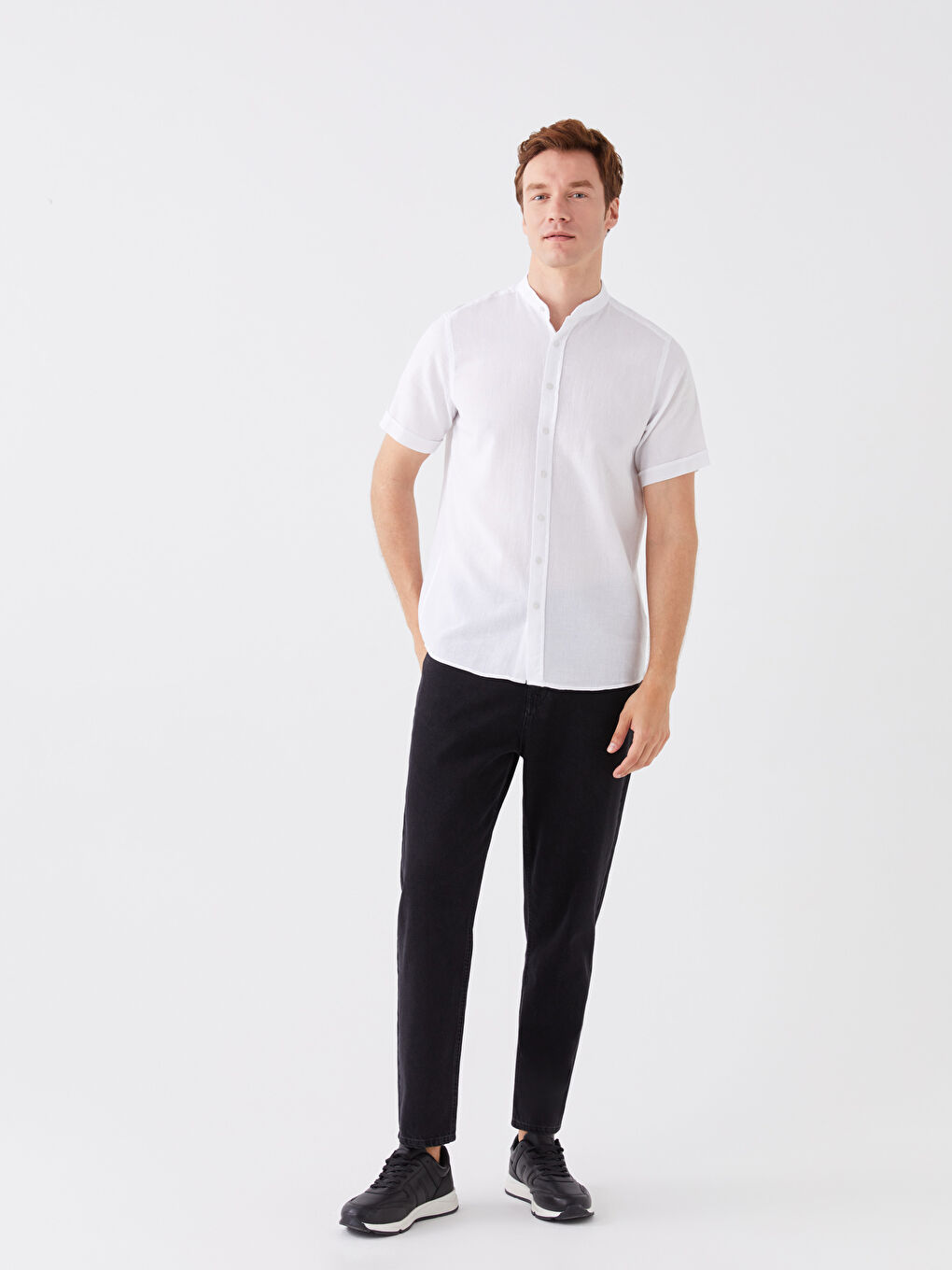 SOUTHBLUE Ekru Regular Fit Kısa Kollu Erkek Gömlek - 2
