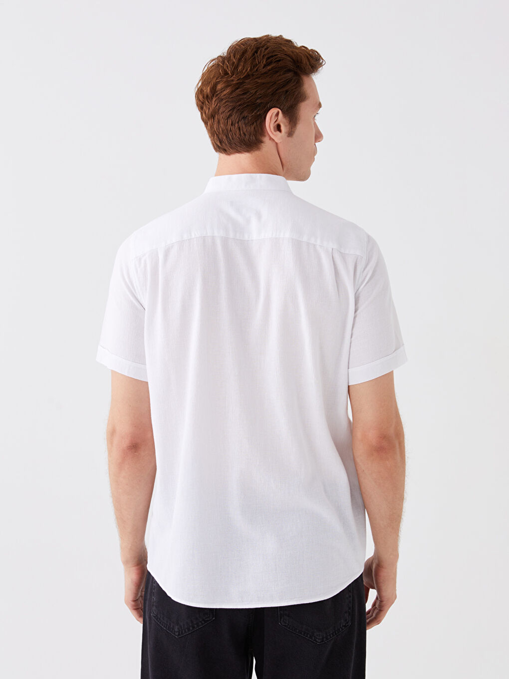 SOUTHBLUE Ekru Regular Fit Kısa Kollu Erkek Gömlek - 4