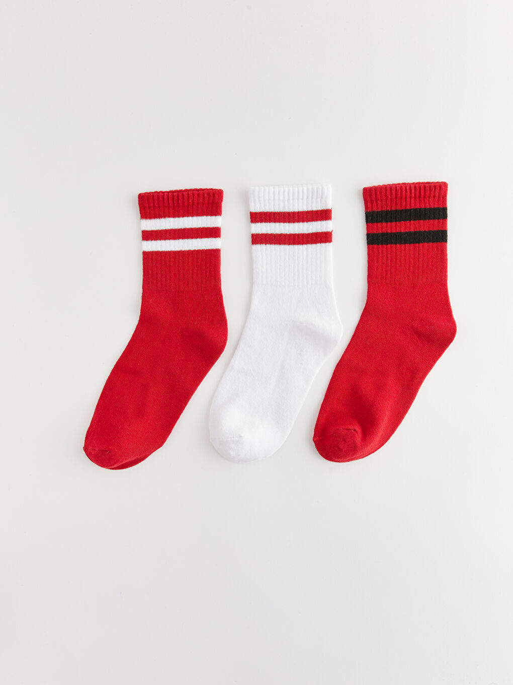 Striped Boys' Ankle Socks 3-Pack