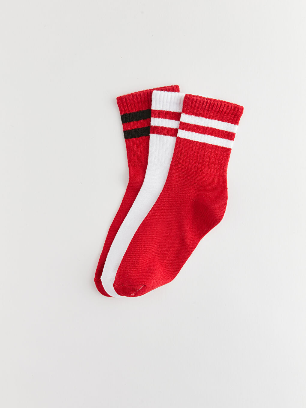 Striped Boys' Ankle Socks 3-Pack-1