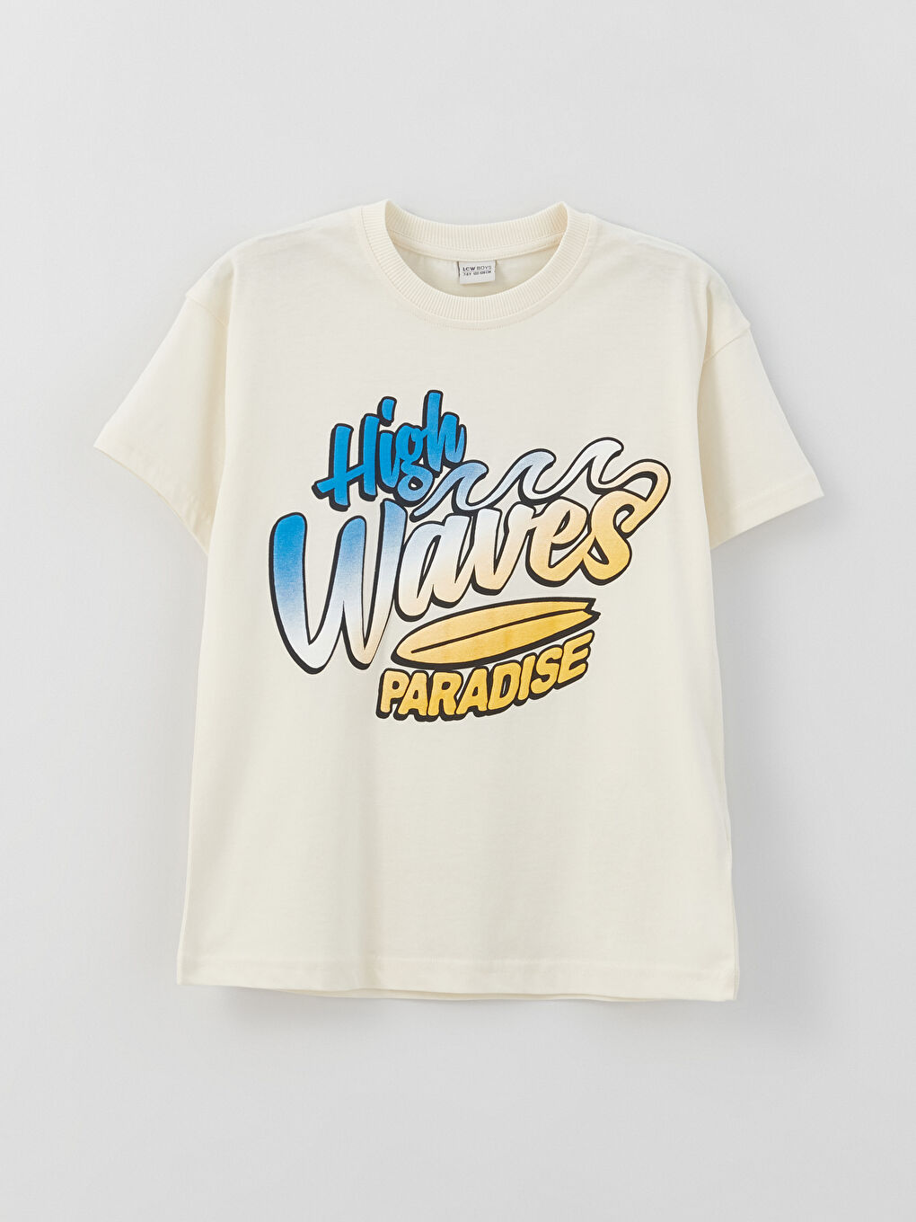 Relaxed Fit Crew Neck Printed Boys' T-Shirt-2