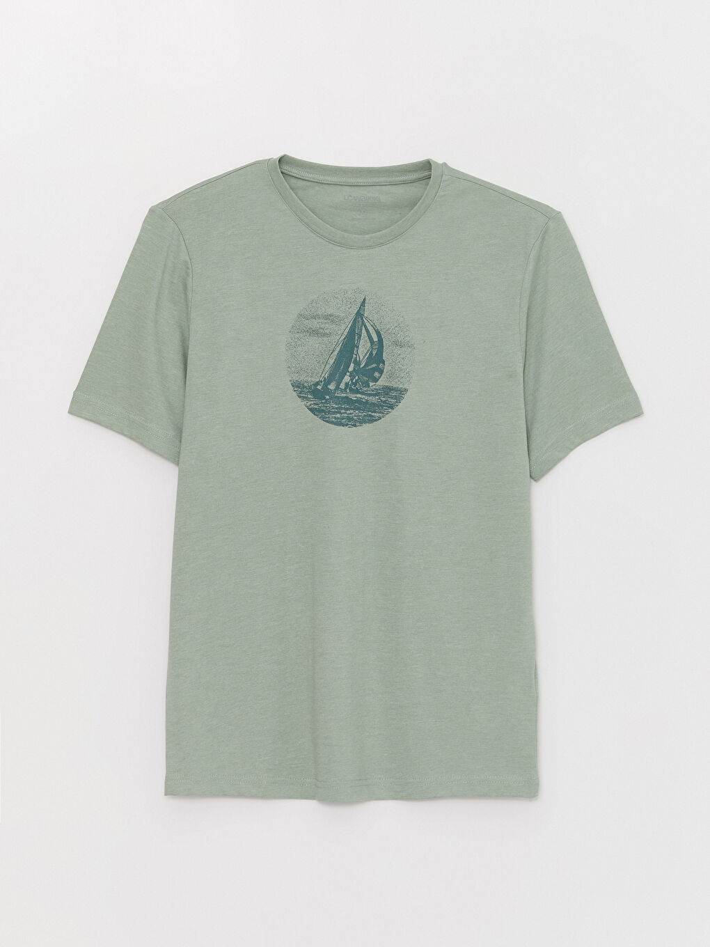 Футболка для чоловіків з круглим вирізом, коротким рукавом, з принтом, з чесаної бавовни-5