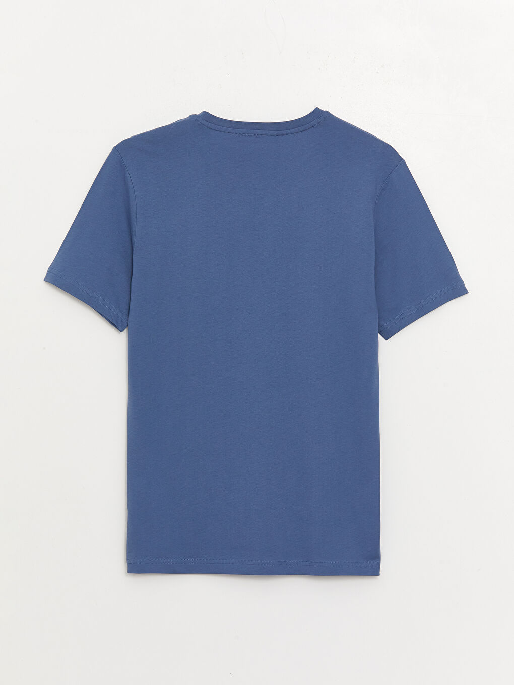 【関税込】 ロゴ コットン マンツーマンTシャツ - ブルー SOUTHBLUE Crew Neck Short Sleeve Printed Combed Cotton Men's