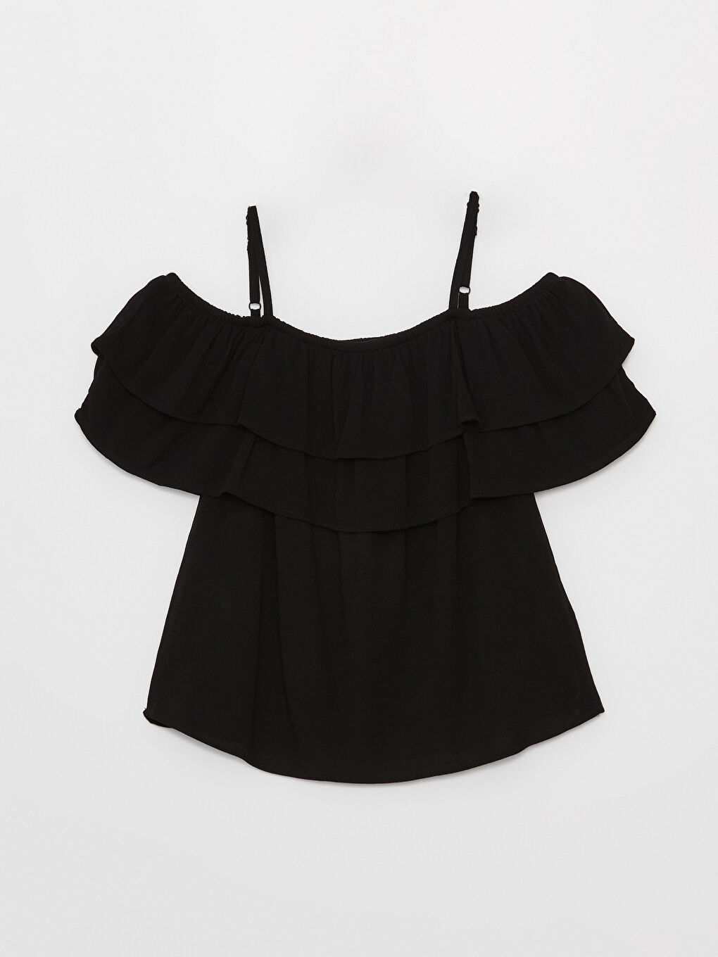 Boat Neck Straight Strap Women's Blouse -S3KE44Z8-CVL