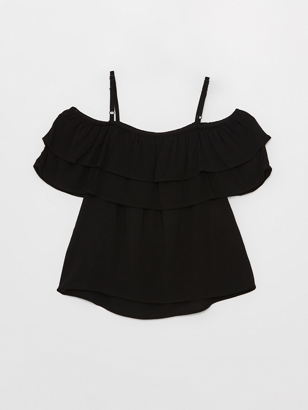 Boat Neck Straight Strap Women's Blouse -S3KE44Z8-CVL