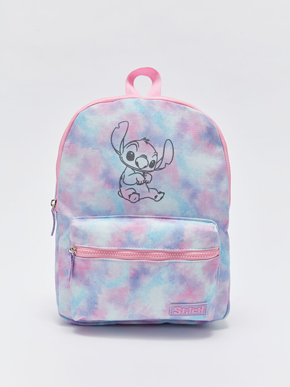 Karışık Stitch Baskılı Kız Çocuk Sırt Çantası