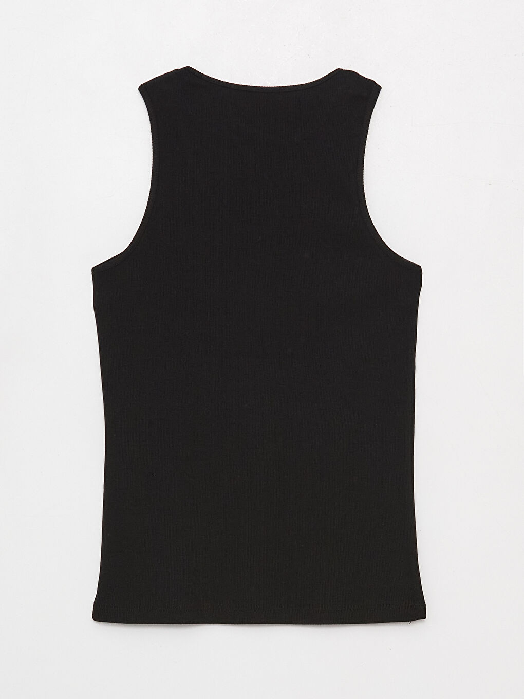 Siyah Kadın Bisiklet Yaka Düz Bluz-6