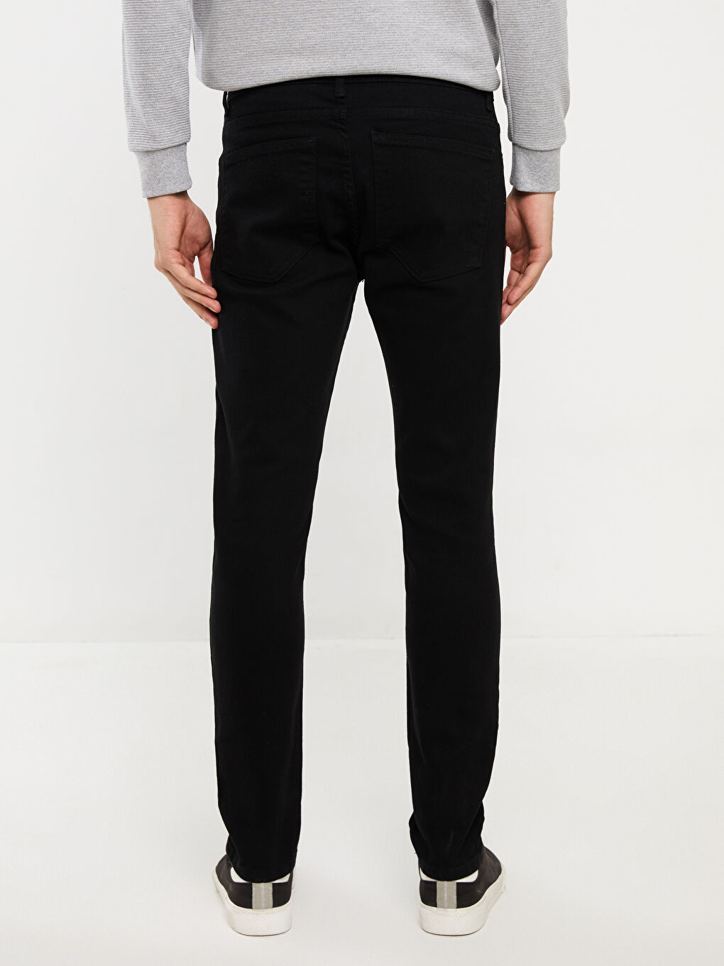 Siyah 760 Skinny Fit Erkek Jean Pantolon-2