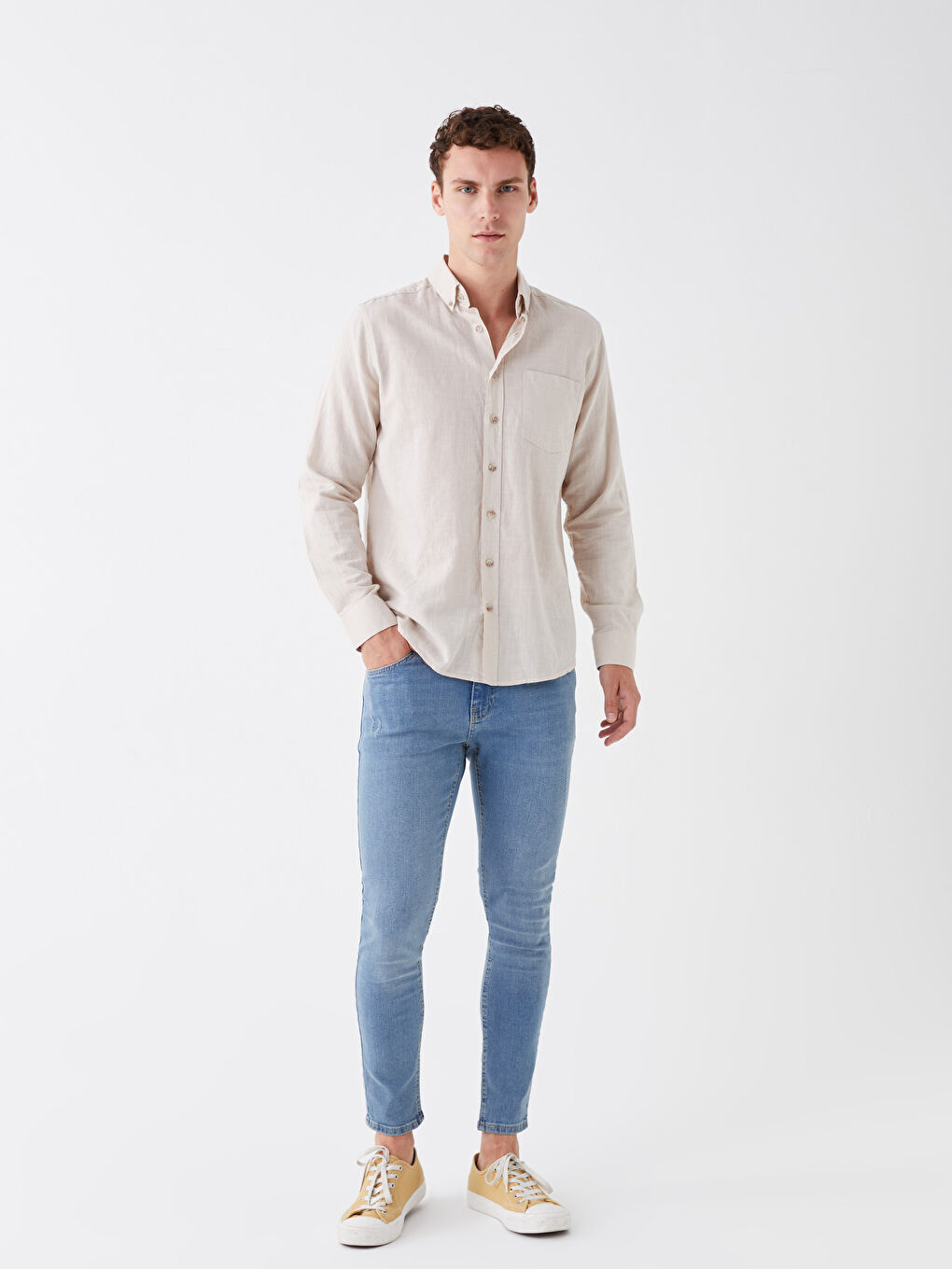 760 جينز سكيني فيت للرجال