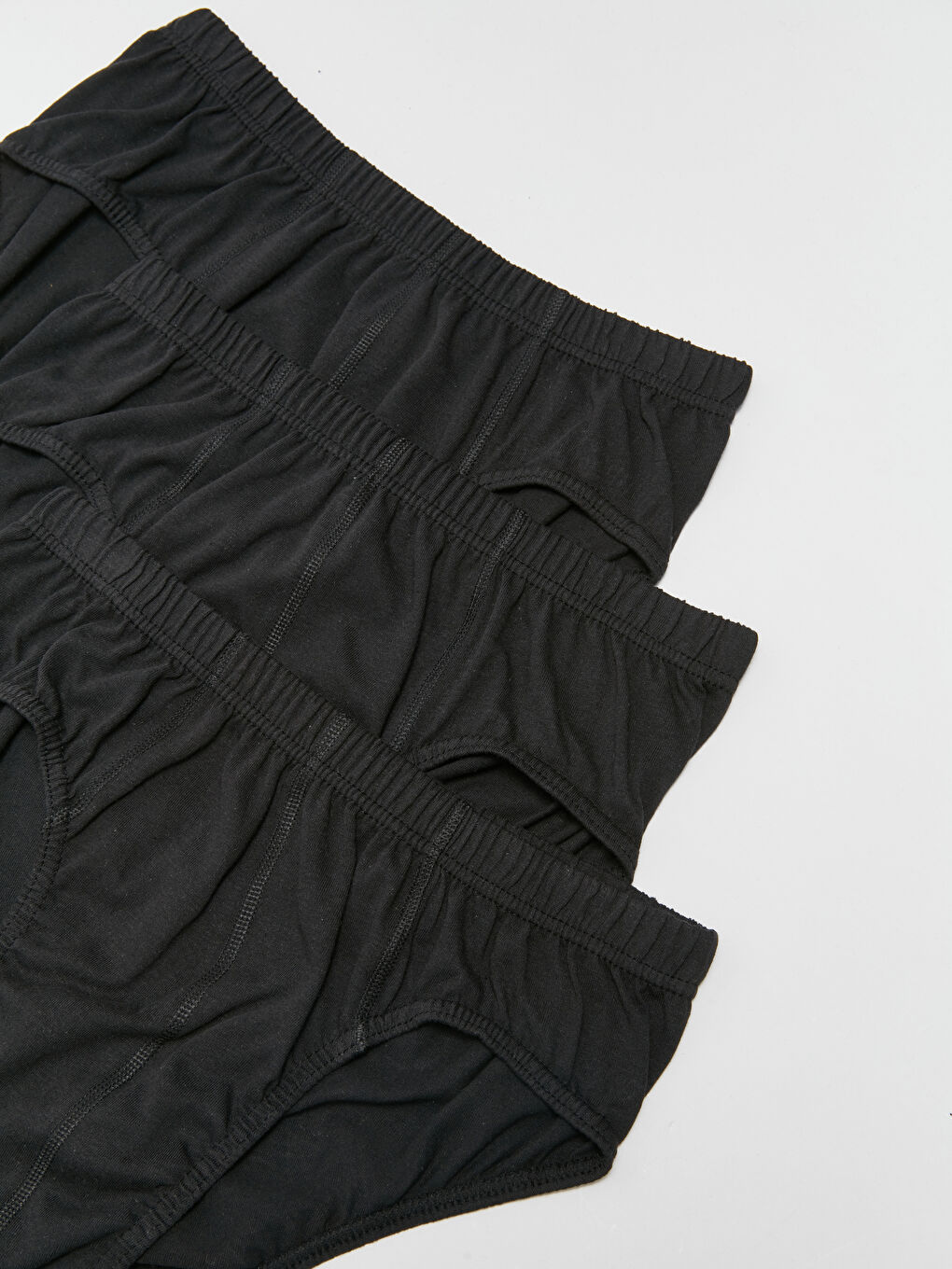 Siyah Dar Kalıp Erkek Slip Külot 3'lü-1