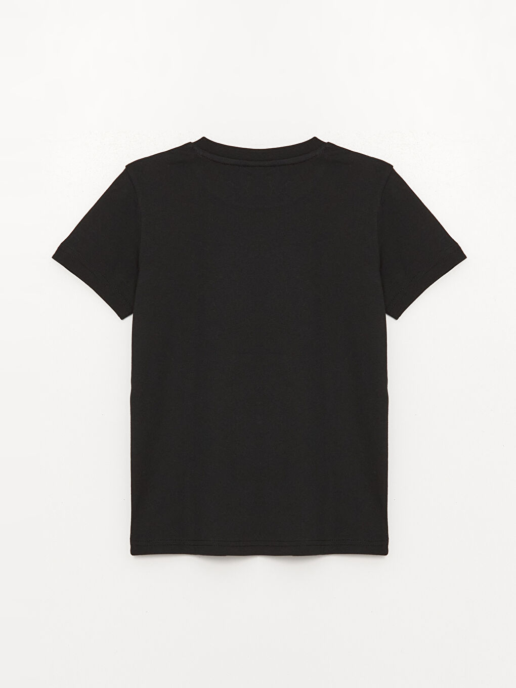 Crew Neck Printed Short Sleeve Boys' T-Shirt-1