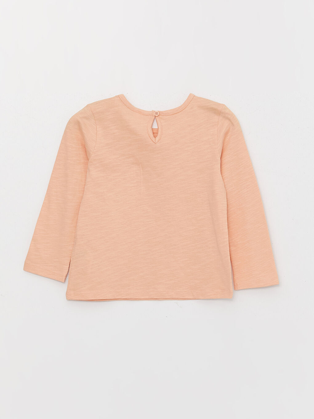 Mercan Bisiklet Yaka Kız Bebek Tişört-1