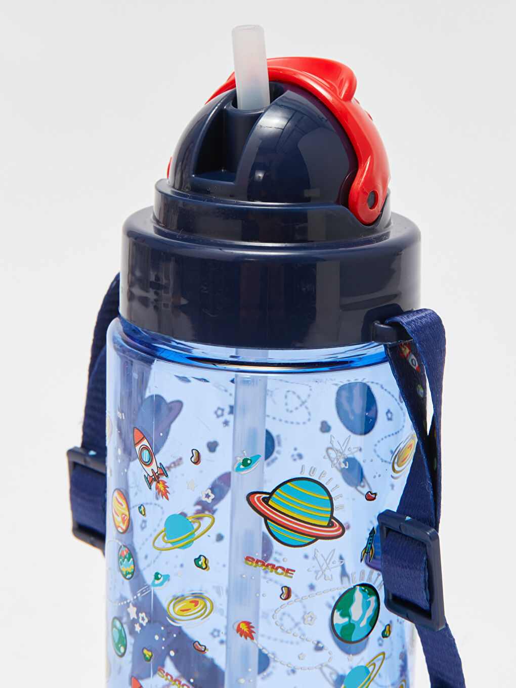 Karışık Baskılı Pipetli Çocuk Suluk 500 ml-1