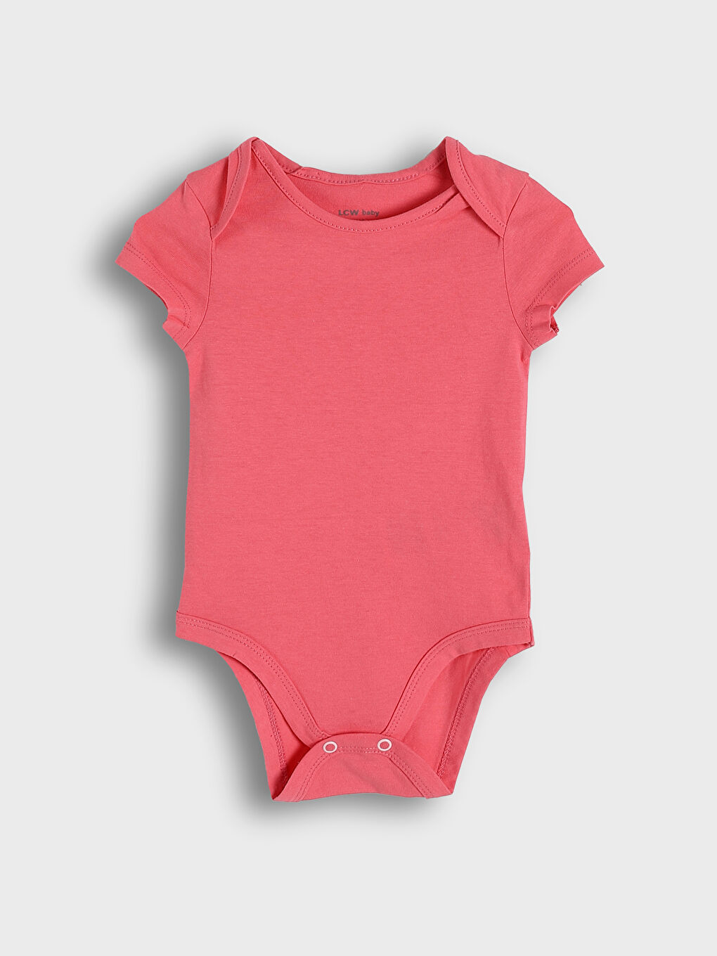 Basic Baby Girls Snap-Button Bodysuit 2 Pack-1