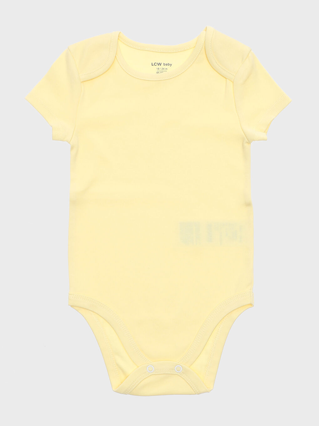 بودي سوت أولادي رضع بأكمام قصيرة وياقة دائرية وكباسين طقطق عبوة من قطعتين-1