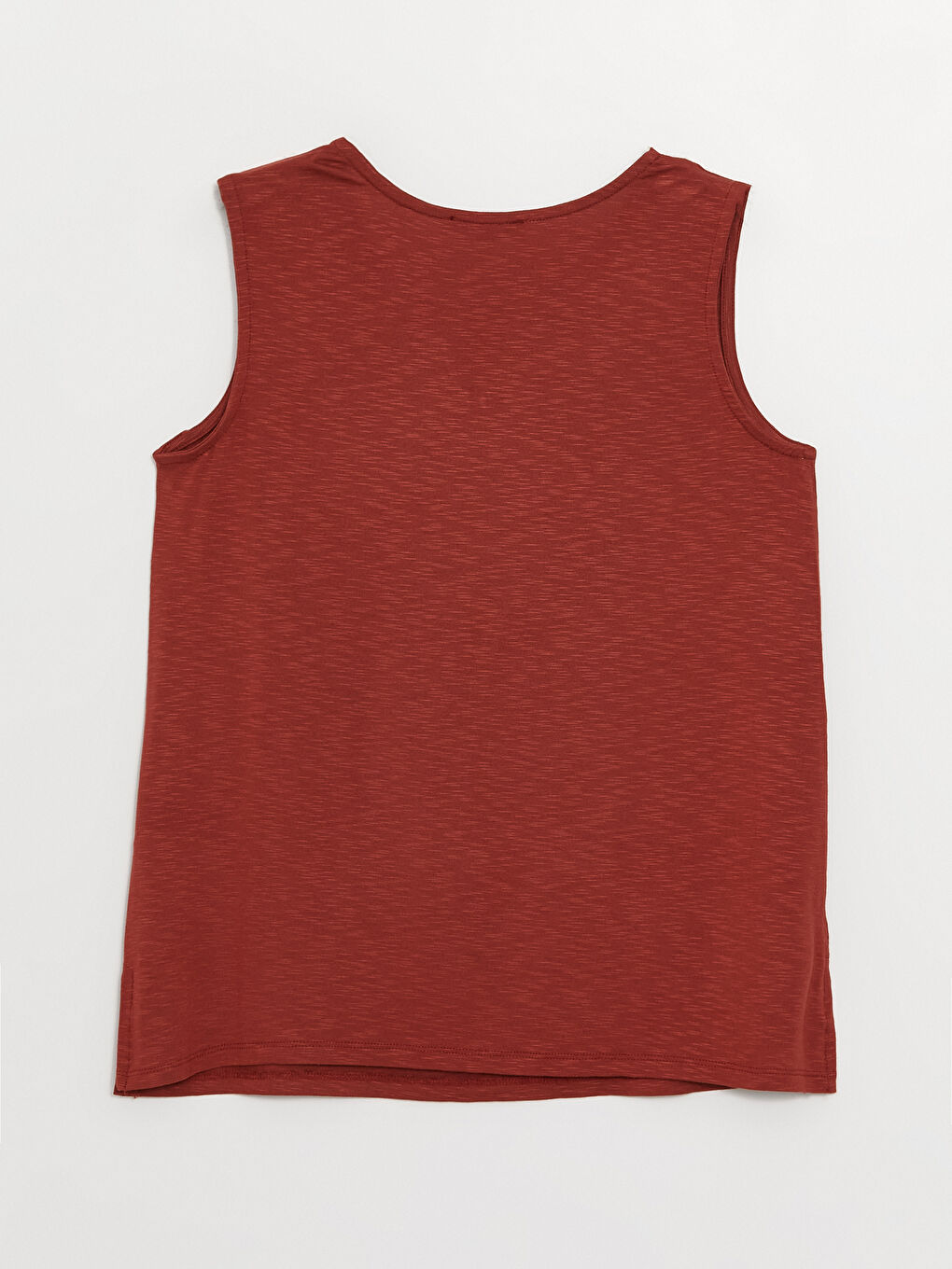 Kahverengi Bisiklet Yaka Baskılı Kadın Bluz-6