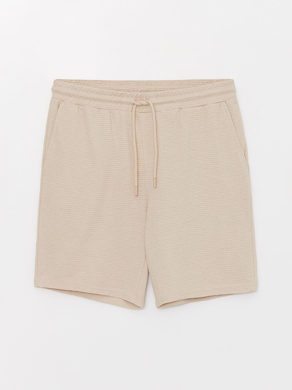 Slim Fit Binding Detail Men's Shorts-5
