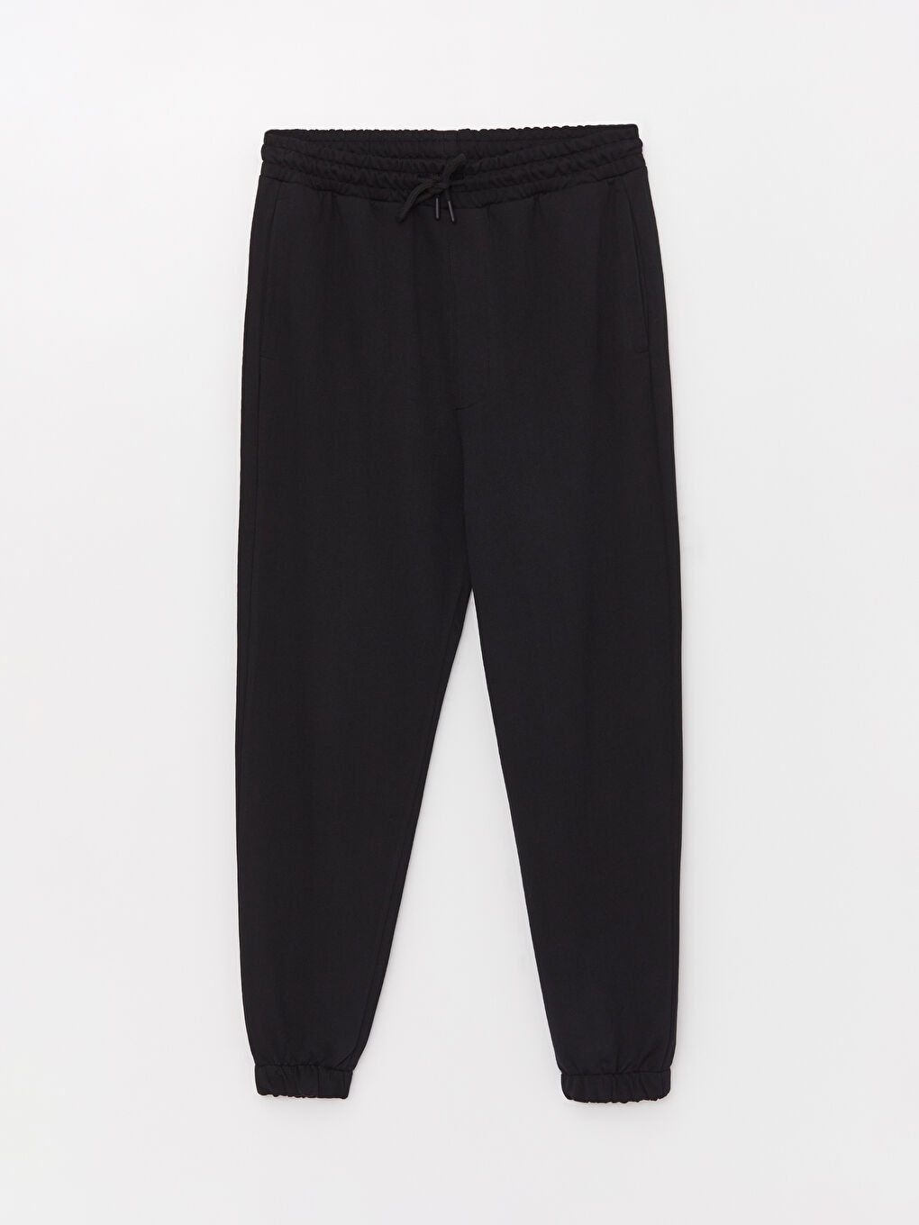 Siyah Rahat Kalıp Erkek Jogger Eşofman Altı-5