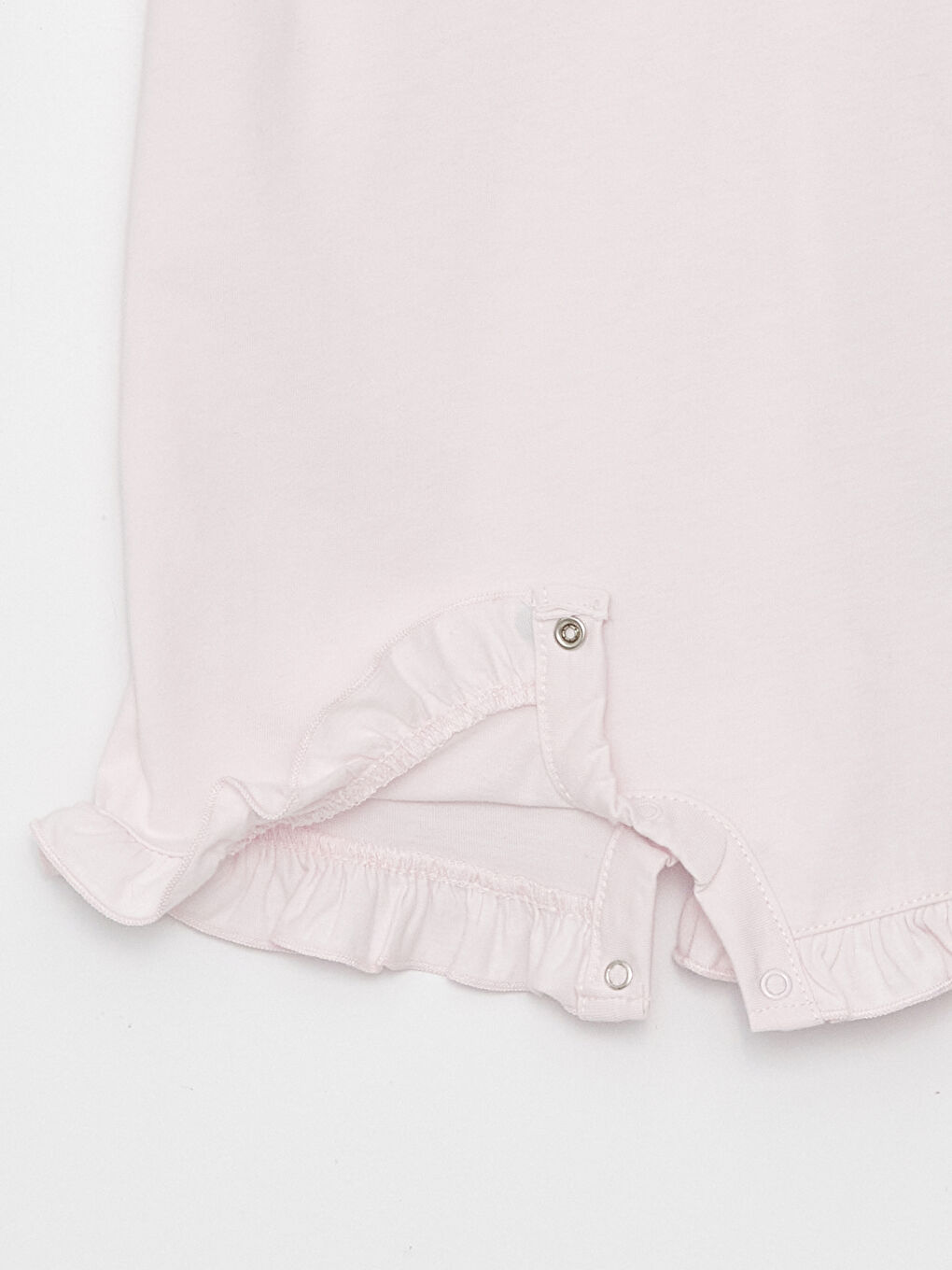 Pembe Askılı Basic Kız Bebek Tulum-1