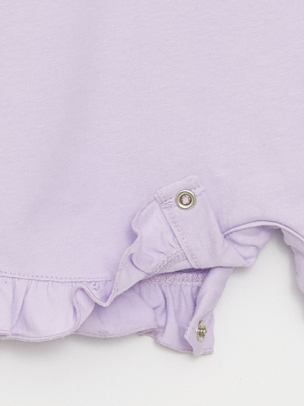 Lila Askılı Basic Kız Bebek Tulum-2