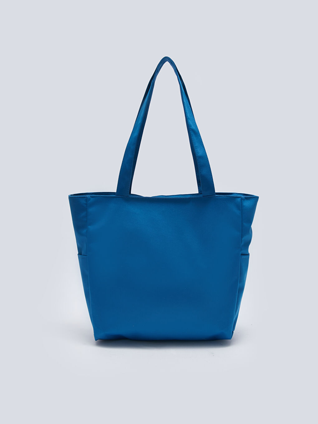 Mavi Etiket Baskılı Kadın Kol Çantası-3