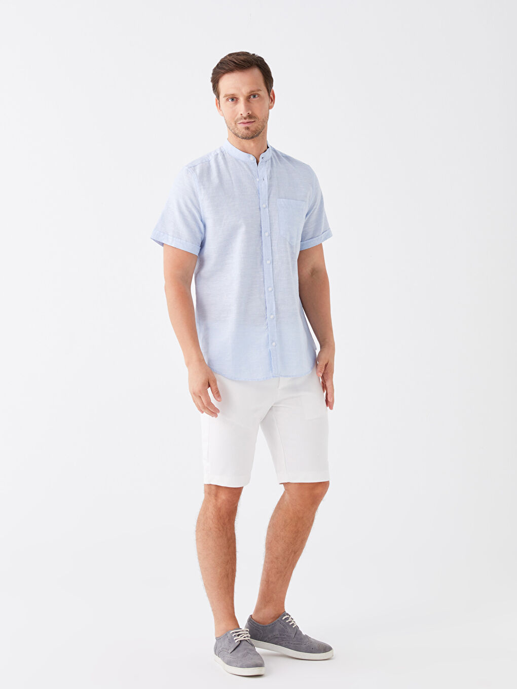 Mavi Regular Fit Kısa Kollu Erkek Gömlek-2