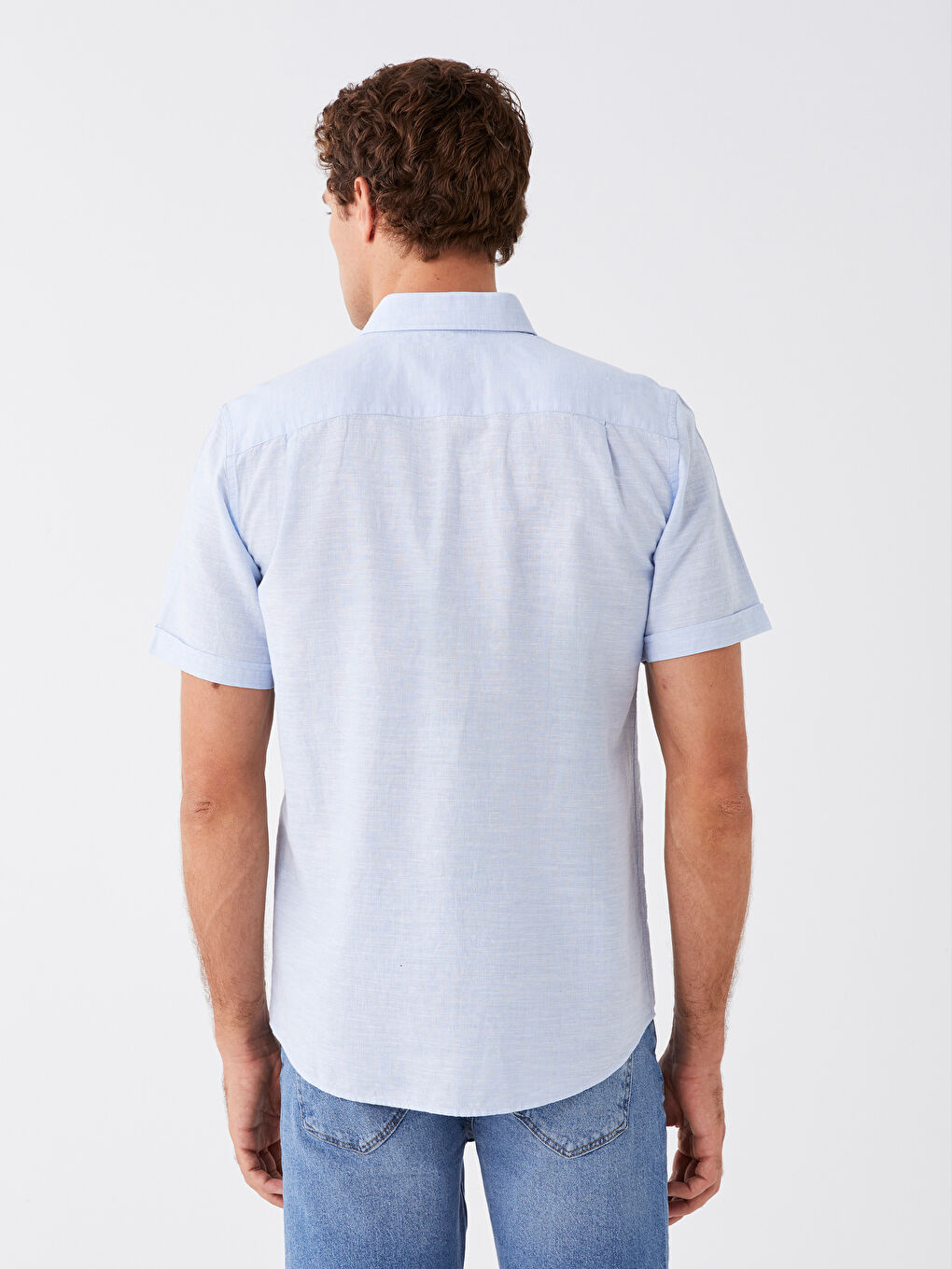 Mavi Regular Fit Kısa Kollu Erkek Gömlek-4