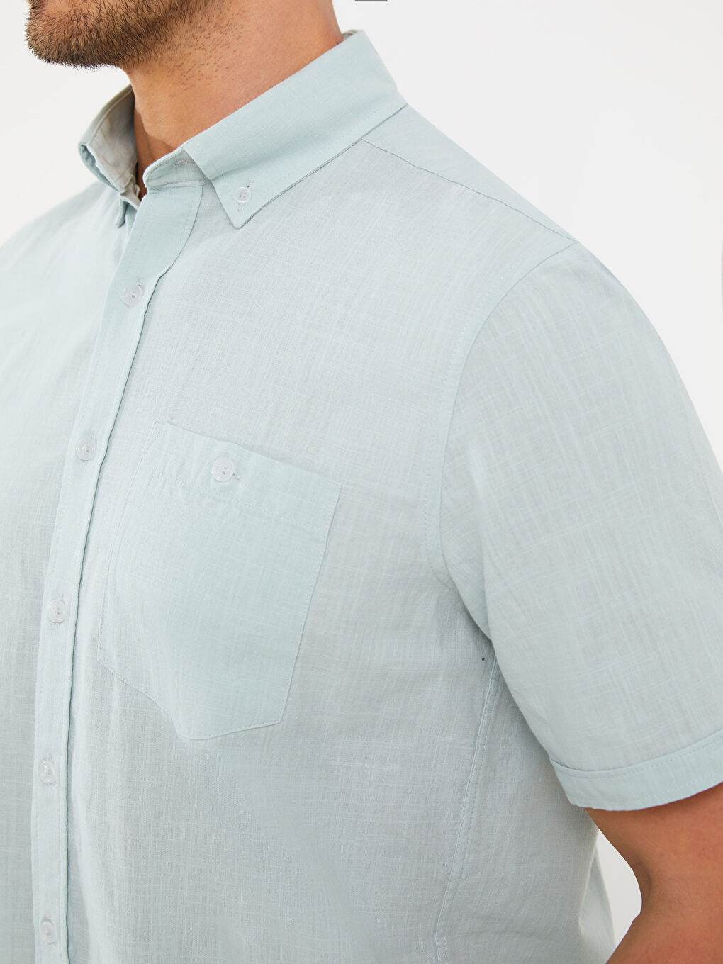 Chemise à Manches Courtes Coupe Régulière pour Hommes-3