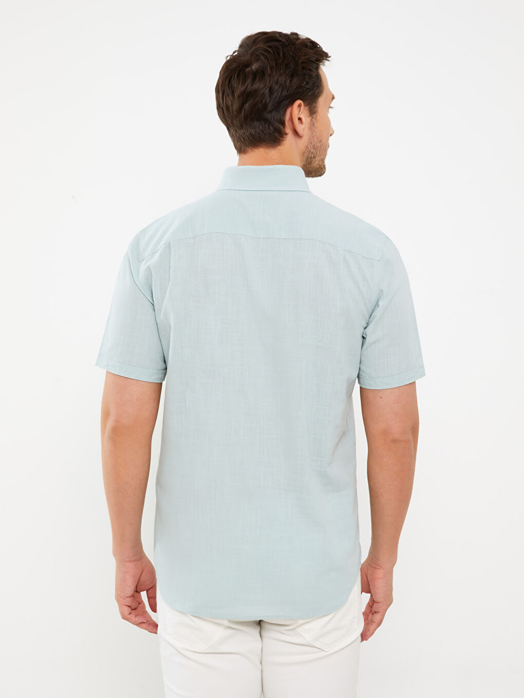 Chemise à Manches Courtes Coupe Régulière pour Hommes-4