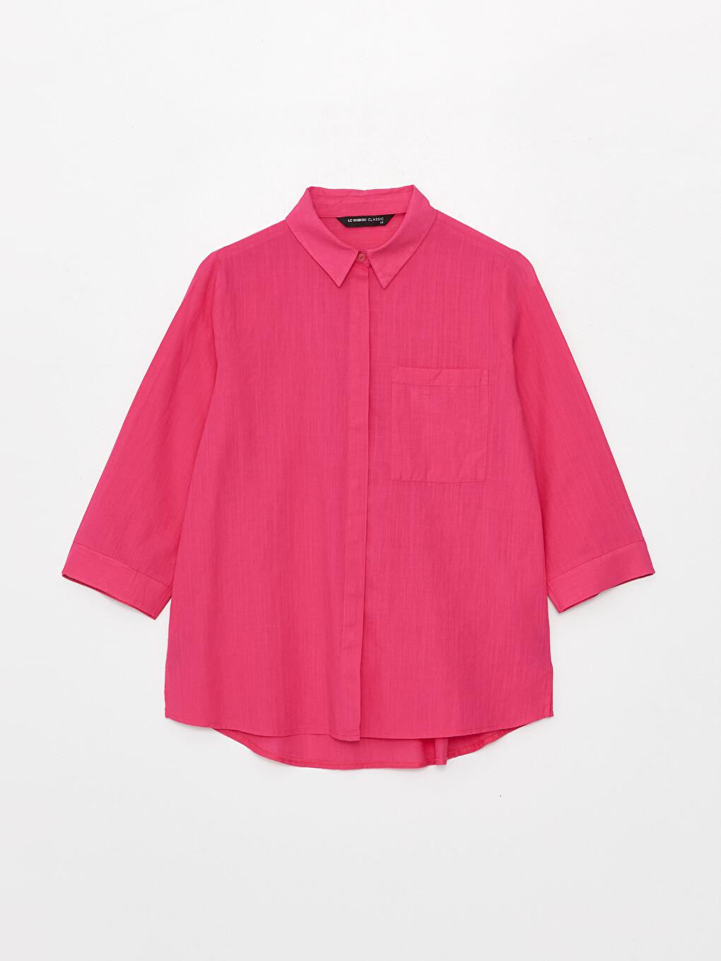 Jednostavna Ekstra Slim Fit Ženska Košulja-5