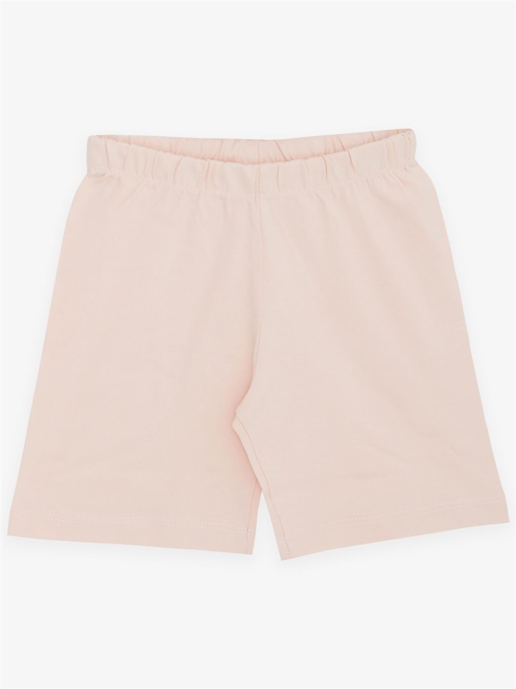 Antrasit Bisiklet Yaka Kısa Kollu Kız Bebek Pijama Takımı-3