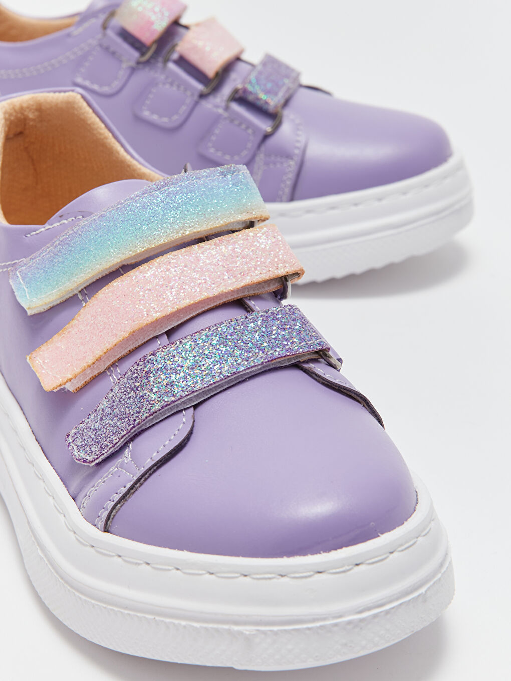 Lila Cırt Cırtlı Kız Çocuk Aktif Spor Ayakkabı-2