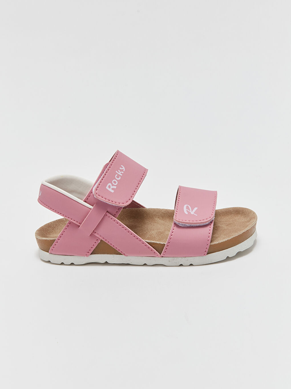 Rocky Pembe Baskılı Cırt Cırtlı Unisex Sandalet - 1