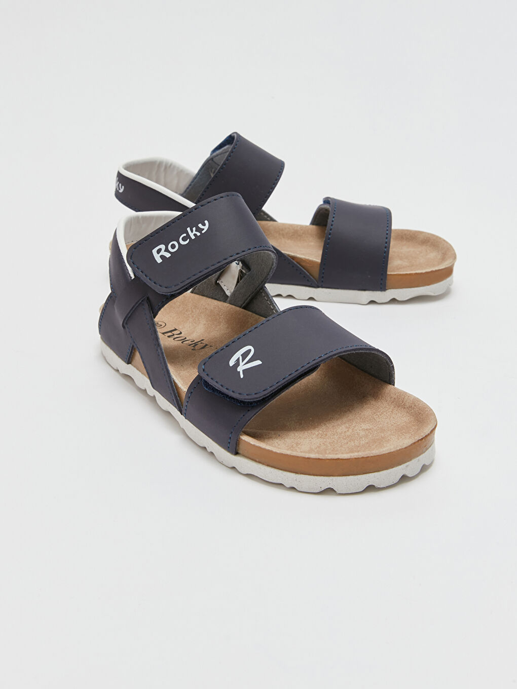 Rocky Lacivert Baskılı Cırt Cırtlı Unisex Sandalet - 2