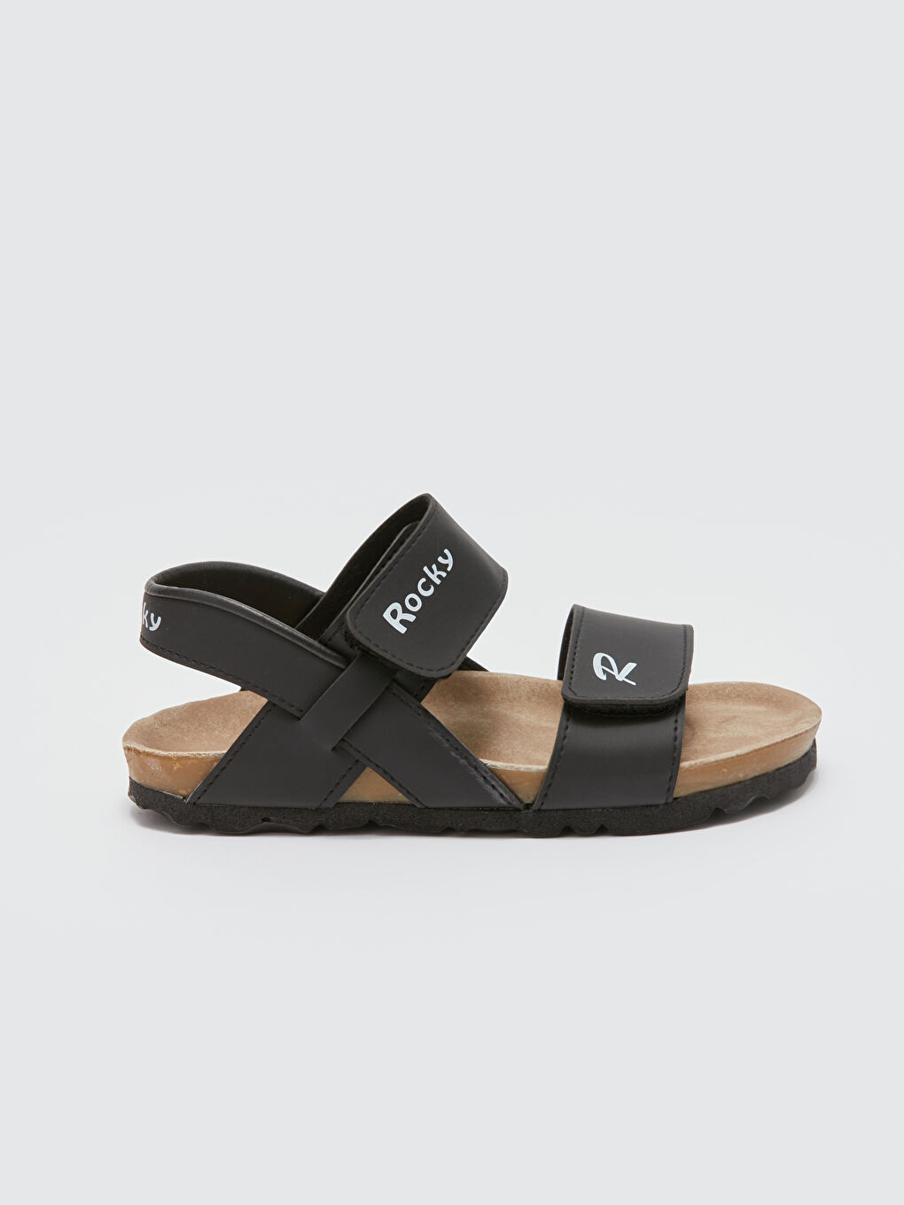 Rocky Siyah Baskılı Cırt Cırtlı Unisex Sandalet - 1