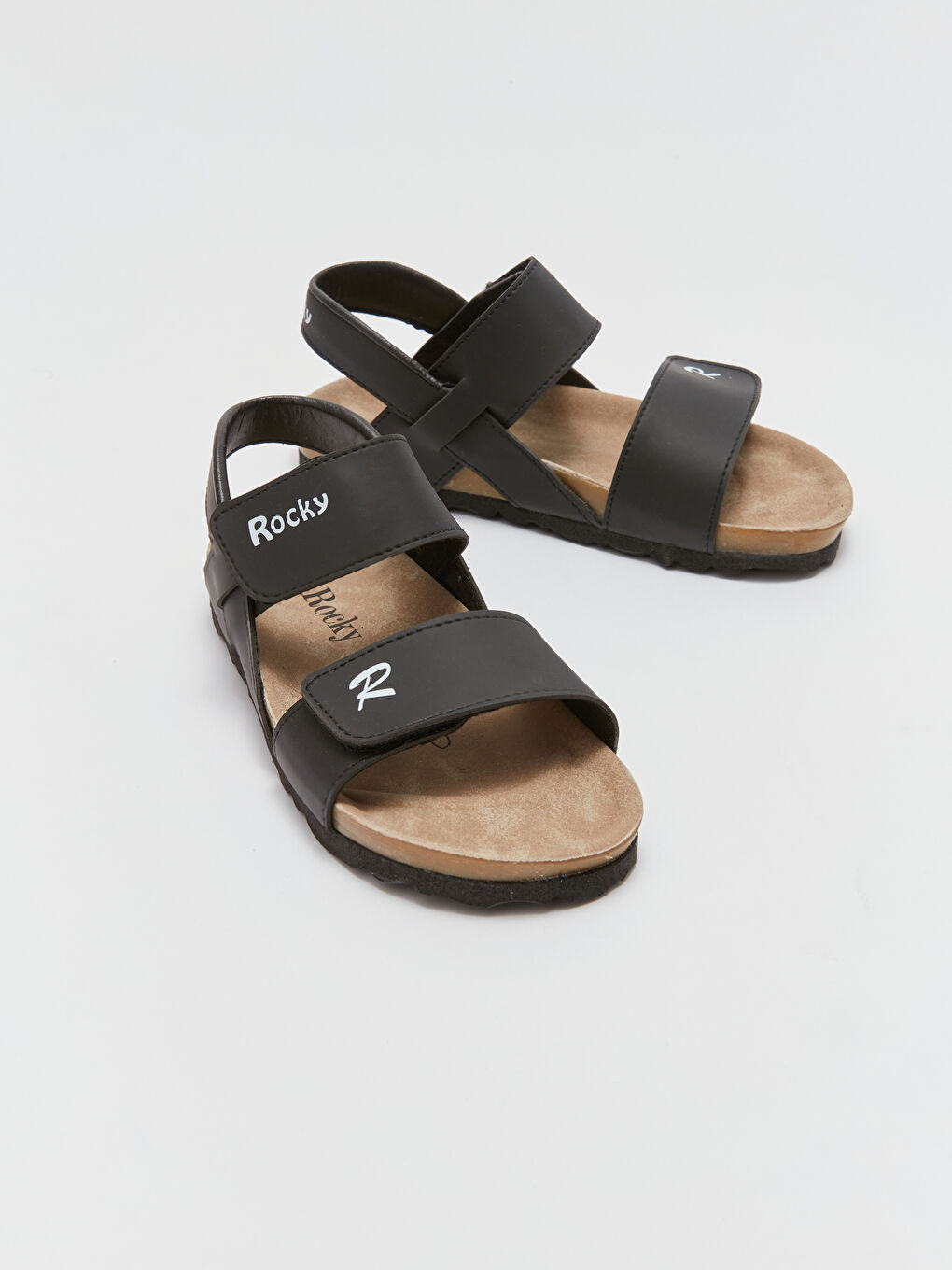 Rocky Siyah Baskılı Cırt Cırtlı Unisex Sandalet - 2