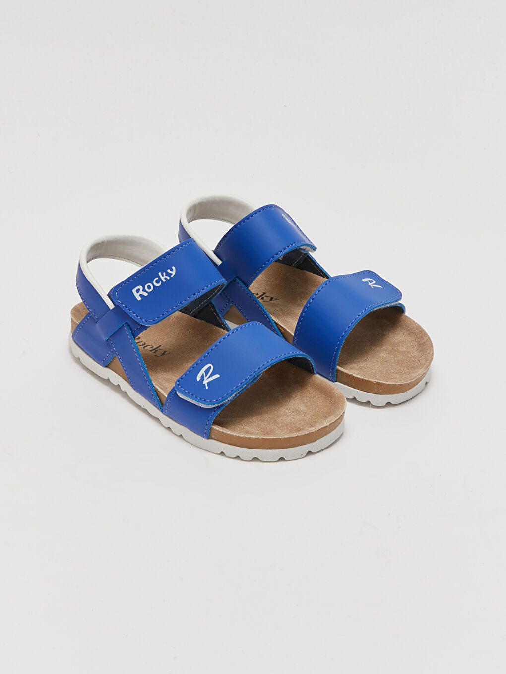 Rocky Mavi Baskılı Cırt Cırtlı Unisex Sandalet