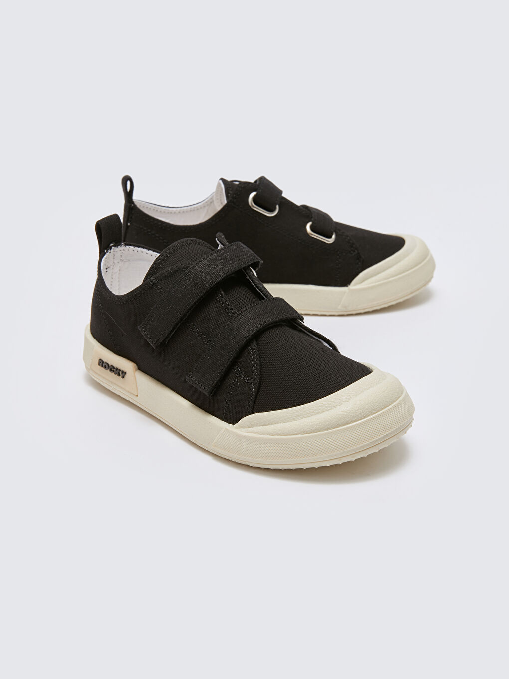 Siyah Cırt Cırtlı Unisex Spor Ayakkabı-2