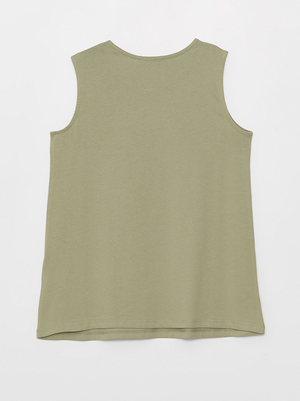 Yeşil Bisiklet Yaka Baskılı Kadın Bluz-6