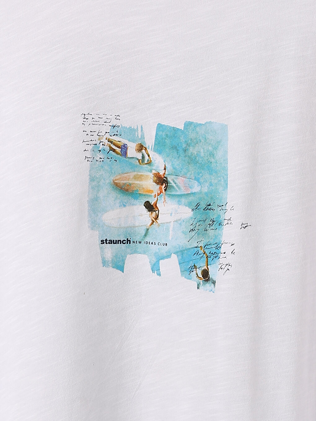 تيشيرت رجالي كم قصير مطبوع بياقة دائرية-3