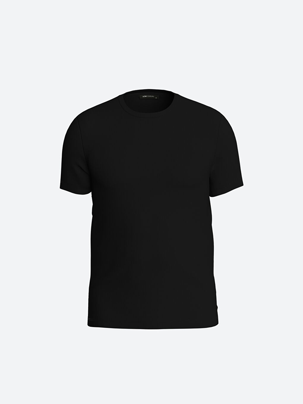 تيشيرت رجالي بياقة دائرية قماش جيرسي