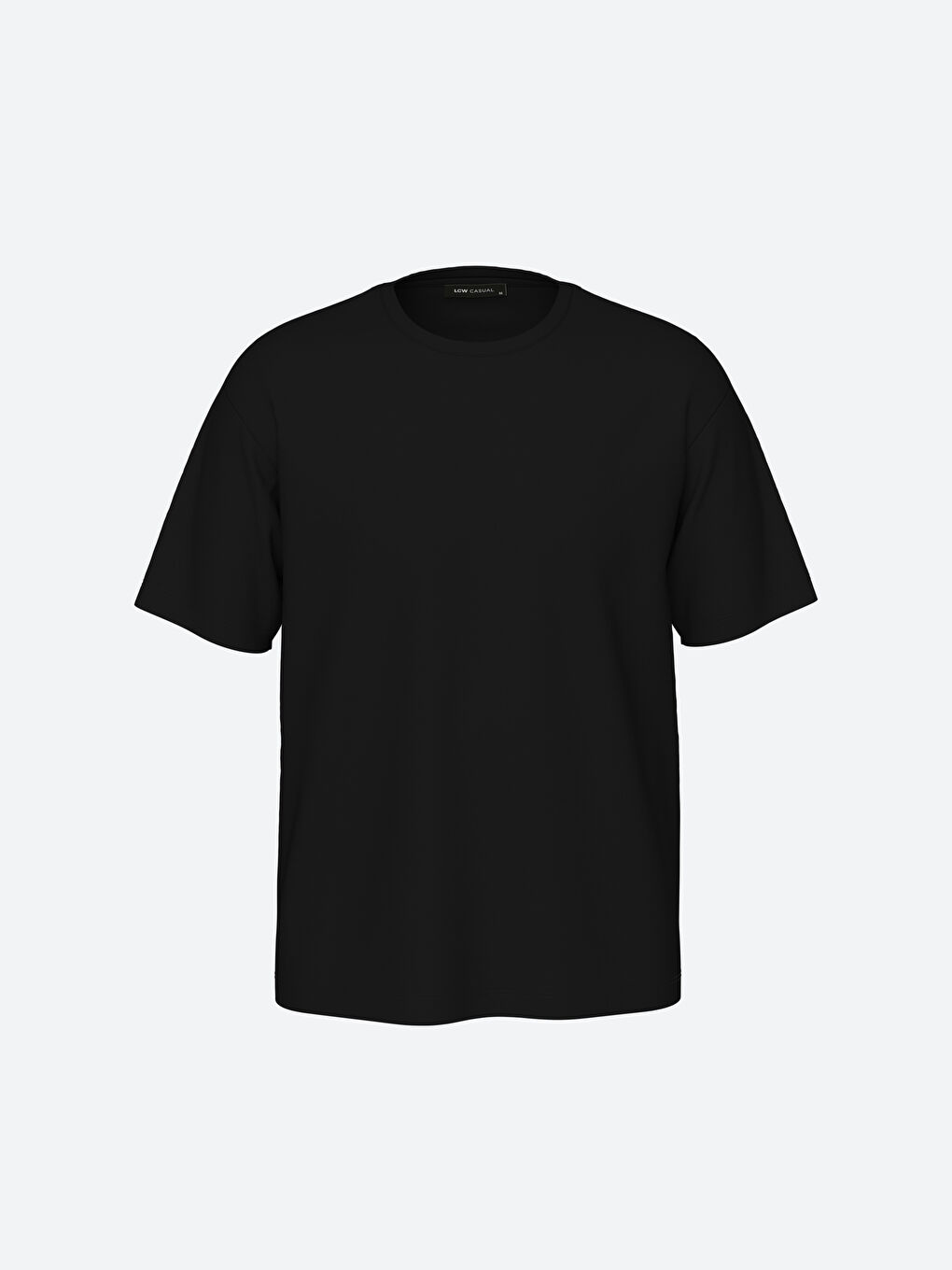 تيشيرت بيكيه كم قصير ياقة دائرية للرجال