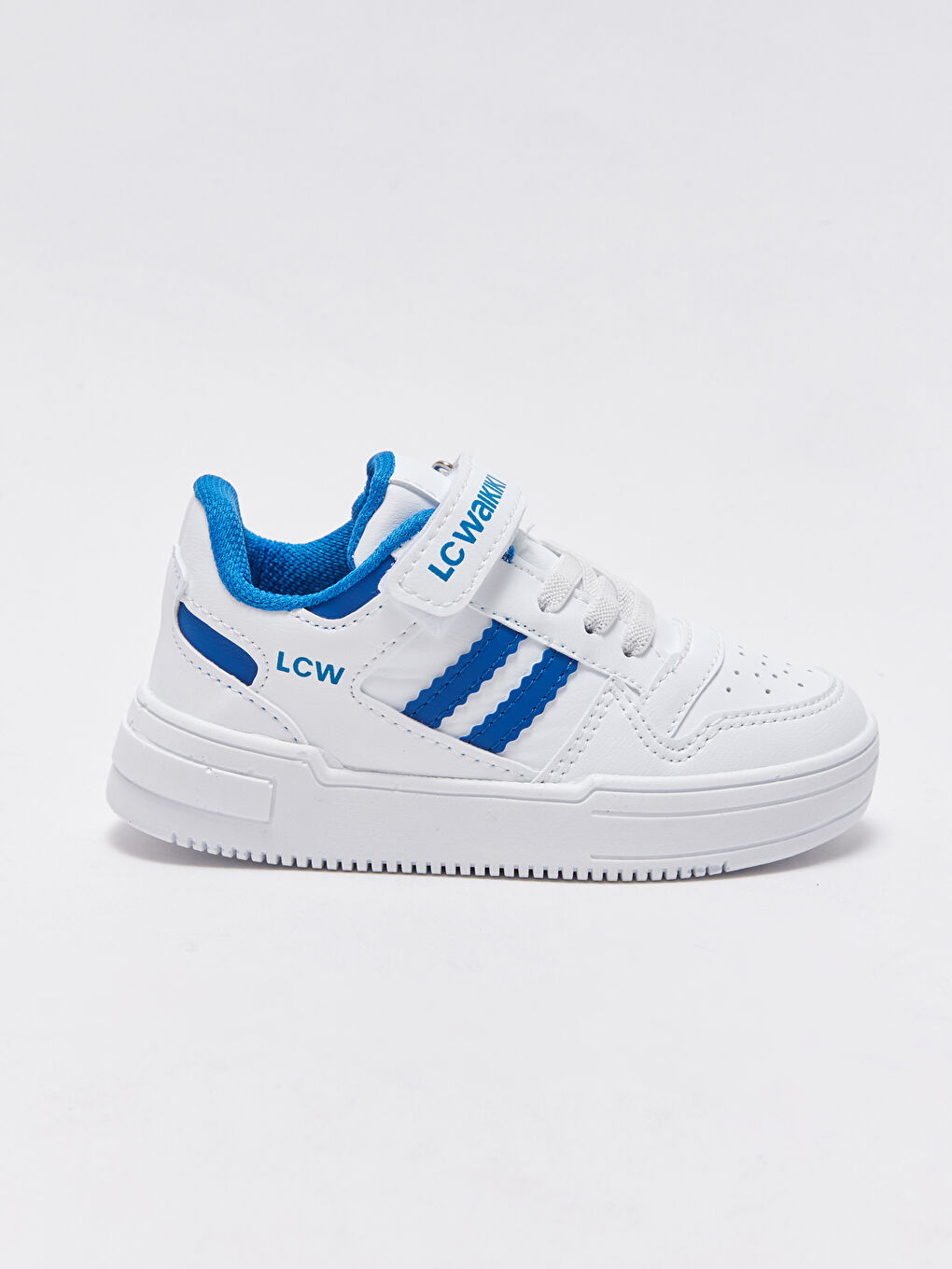 Mavi Cırt Cırtlı Erkek Çocuk Spor Ayakkabı-1