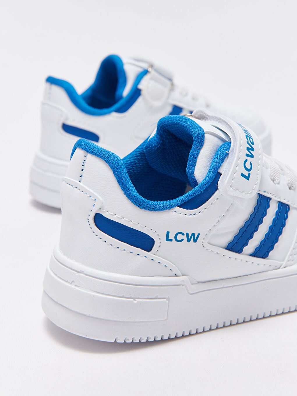 Mavi Cırt Cırtlı Erkek Çocuk Spor Ayakkabı-4