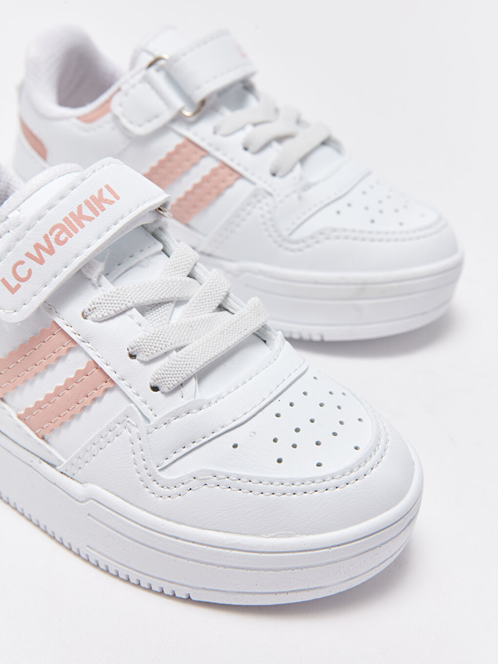 أحذية رياضية للبنات بشريط لاصق-2