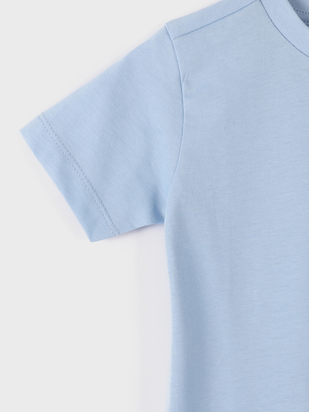 Crew Neck Short Sleeve Baby Boys' T-shirt-1