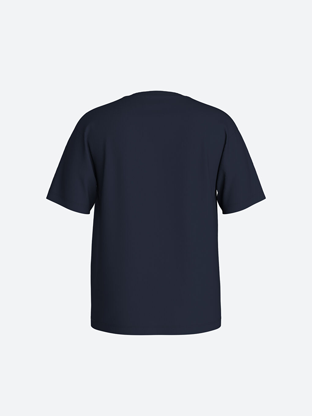 تيشيرت رجالي ياقة دائرية كم قصير مطبوع قطن ممشط-1